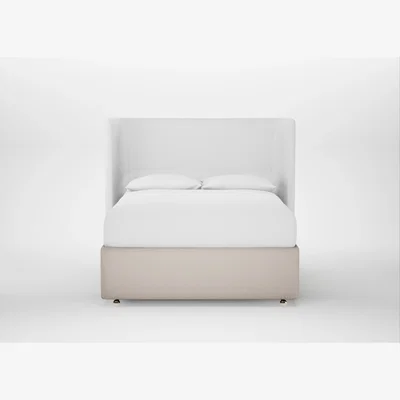 Heal's Heal's Deep Divan Double Wool Velvet Camel 2 Footend 2 Continental