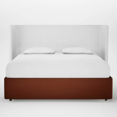 Heal's Heal's Deep Divan Super King Smart Cotton Linen Rust None