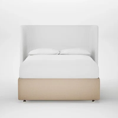 Heal's Heal's Deep Divan Double Smart Cotton Linen Rice 2 Footend