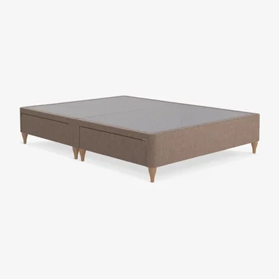 John Lewis Sealy Posturepedic Exquisite 4 Drawer Divan Base, Natural Legs, Double