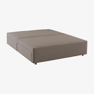 John Lewis Hypnos Firm Edge Upholstered 4 Drawer Divan Base, Double
