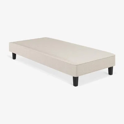 John Lewis Vispring Supreme Upholstered Shallow Divan Base, Single