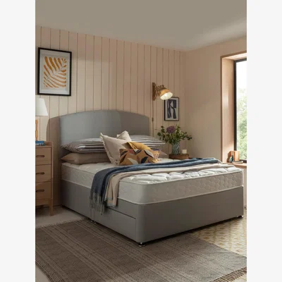 John Lewis Silentnight Recover Miracoil® Comfort Pocket Spring Mattress & 2 Drawer Divan Base Set, Extra Firm Tension, King Size