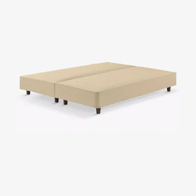 John Lewis John Lewis Pocket Sprung Shallow Divan Base, Super King Size, Putty