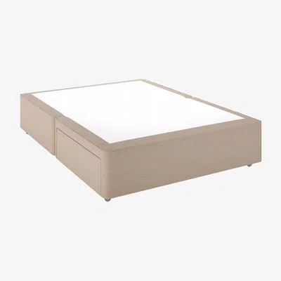 John Lewis John Lewis Non-Sprung Upholstered 2 Drawer Divan Base, Small Double