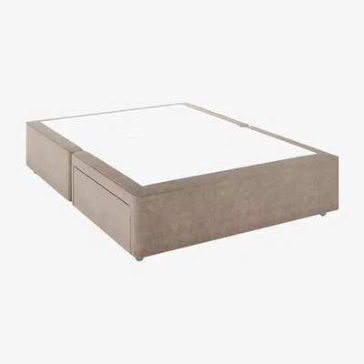 John Lewis John Lewis Non-Sprung Upholstered 2 Drawer Divan Base, Double