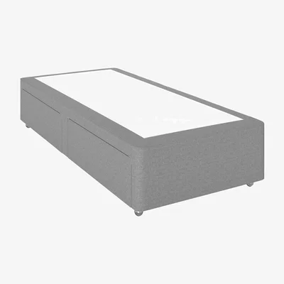 John Lewis John Lewis Non-Sprung Upholstered 2 Drawer Divan Base, Single