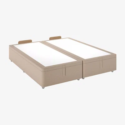 John Lewis John Lewis Non-Sprung Classic Maxi Upholstered Ottoman Storage Divan Base, King Size