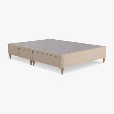 John Lewis Sealy Posturepedic Exquisite 2 + 2 Drawer Divan Base, Natural Legs, Double