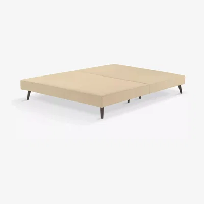John Lewis John Lewis Padded Slim Upholstered Divan Base, Super King Size, Putty