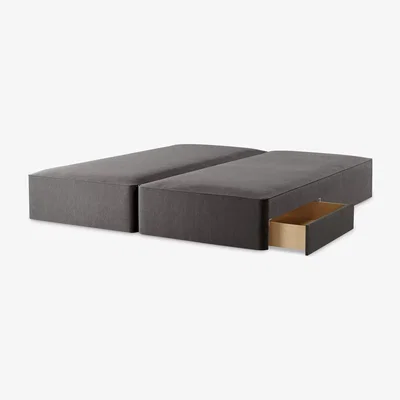 John Lewis John Lewis Pocket Sprung 2 Drawer  Zip Link Divan Base, Emperor