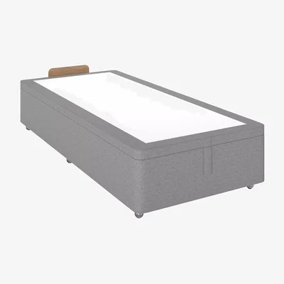 John Lewis John Lewis Non-Sprung Classic Maxi Upholstered Ottoman Storage Divan Base, Single