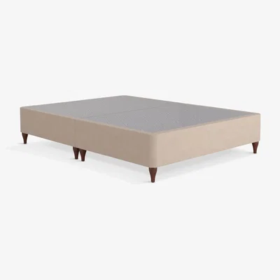 John Lewis Sealy Posturepedic Exquisite Divan Base, Rich Oak Legs, Super King Size