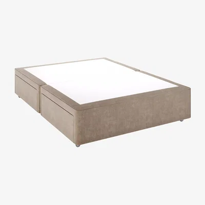 John Lewis John Lewis Non-Sprung Upholstered 4 Drawer Divan Base, Double