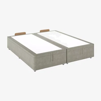 John Lewis John Lewis Non-Sprung Classic Maxi Upholstered Ottoman Storage Divan Base, Super King Size