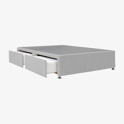 La Redoute Universal Linen Look 4 Drawer Upholstered Divan Base