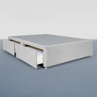 La Redoute Universal Velvet 4 Drawer Upholstered Divan Base
