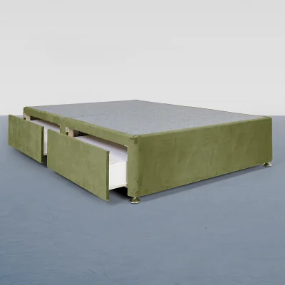 La Redoute Universal Velvet 4 Drawer Upholstered Divan Base