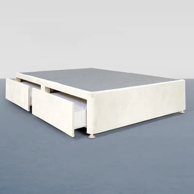 La Redoute Universal Velvet 4 Drawer Upholstered Divan Base