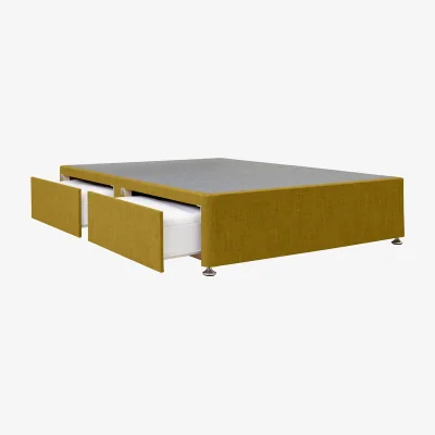 La Redoute Universal Linen Look 4 Drawer Upholstered Divan Base