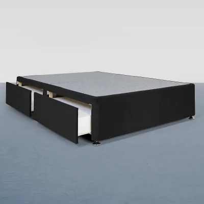 La Redoute Universal Velvet 4 Drawer Upholstered Divan Base
