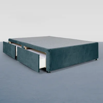 La Redoute Universal Velvet 4 Drawer Upholstered Divan Base