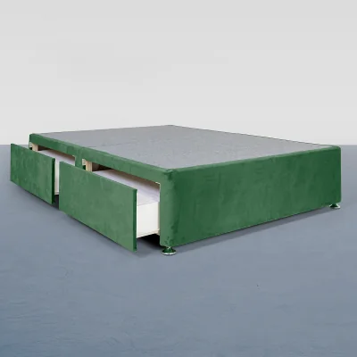 La Redoute Universal Velvet 4 Drawer Upholstered Divan Base