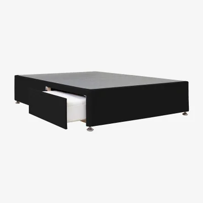 La Redoute Universal Linen Look 2 Drawer Upholstered Divan Base