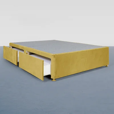 La Redoute Universal Velvet 4 Drawer Upholstered Divan Base
