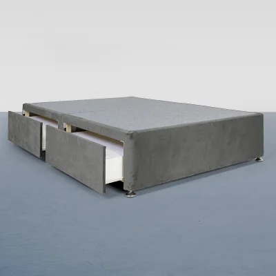 La Redoute Universal Velvet 4 Drawer Upholstered Divan Base