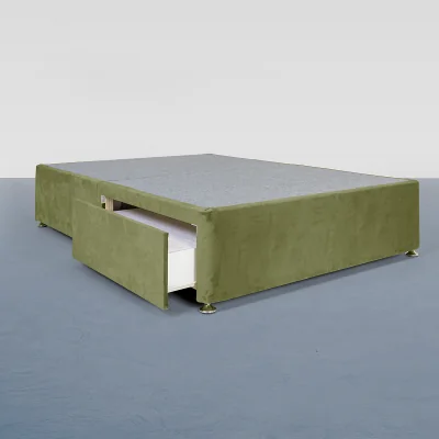 La Redoute Universal Velvet 2 Drawer Upholstered Divan Base