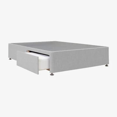 La Redoute Universal Linen Look 2 Drawer Upholstered Divan Base