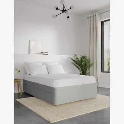 Marks & Spencer M&S Classic Sprung 2+2 Drawer Divan - 4FT6 - Silver Grey, Silver Grey,Charcoal,Mink,Silver,Grey,Light Grey,Navy,Mid Grey,Natural