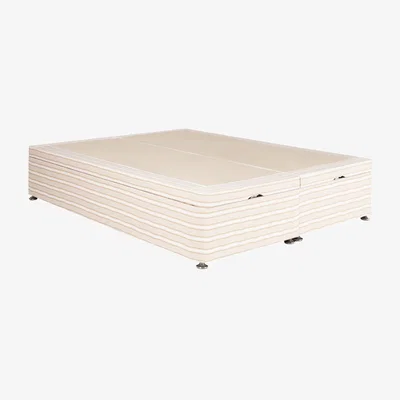 OKA OKA, Super King Divan Base With Storage - Natural, Divan Beds, Cotton/Wood