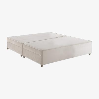 Downtown Relyon Luxury Divan Base - 150cm King - Firm Edge Sprung - No Drawers - Fabric Grade A