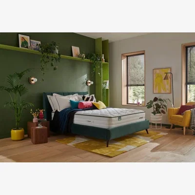 Downtown Silentnight Air Comfort Mattress and Divan Set - 180cm Super King - 2 Drawers - Premium Fabric