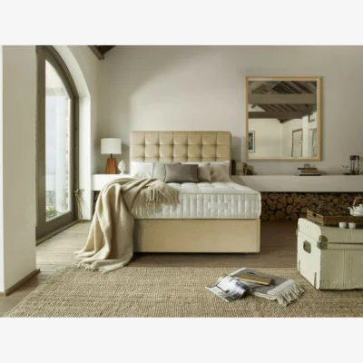 Downtown Harrison Spinks Aegean Ortho Mattress and Divan Set - 135cm Double - True Edge Standard - No Storage