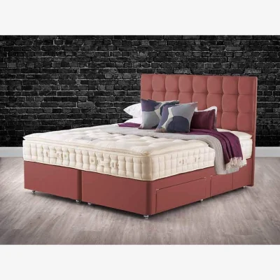 Downtown Hypnos Saunderton Pillow Top Mattress and Divan Set - 180cm Super King - 22 Drawers - Pocket Sprung Firm Edge - Standard Fabric