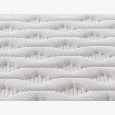 Downtown Silentnight Champagne Geltex Mattress and Slimline Divan Set - 90cm Single - No Storage - Standard Fabric