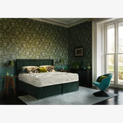 Downtown Hypnos Turville Pillow Top Mattress and Divan Set - 75cm Small Single - Platform Top - 2 Drawers Single - Standard Fabric