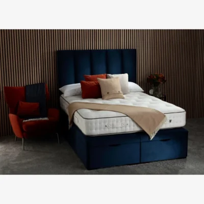 Downtown Enchanted House Beds Ashbury Mattress and Pocket Sprung Ottoman Base - Emperor - 200cm