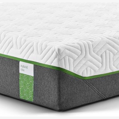Barker and Stonehouse Tempur Hybrid Elite 25 Long Single Size Mattress 90x200x25cm, Grey | Barker & Stonehouse
