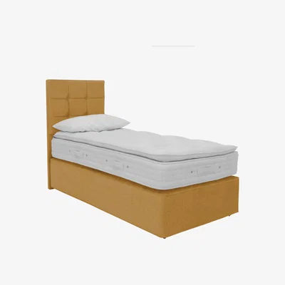 Furniture Village Hypnos - Bespoke Luxury Divan Set - Single - Yellow