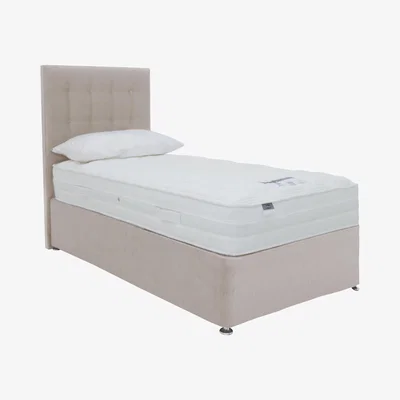 Furniture Village Silentnight - Eco Pocket Plus Divan Set - Single - Beige