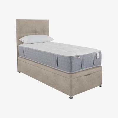 Furniture Village Millbrook - PureTech 2000 End Ottoman Divan Set - Single - Beige
