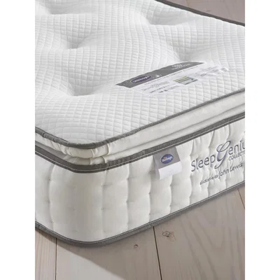 John Lewis Silentnight Sleep Genius 800 Pocket Eco Comfort Pillowtop Mattress, Firm Tension, Single