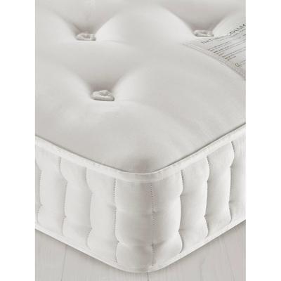 John Lewis John Lewis & Partners Natural Collection Leckford Linen 3400, Single, Medium Tension Pocket Spring Mattress