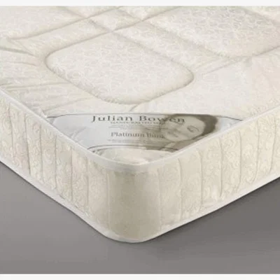 Downtown Julian Bowen Platinum Bunk Mattress, Damask, Single