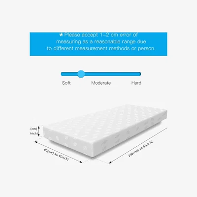 The Range Single Bed 3FT Memory Foam Mattress