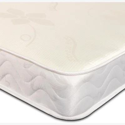 The Range The Pluto Stress Free Essentials 17cm Deep White Border  Hybrid Spring Mattress - Off White / Small Single